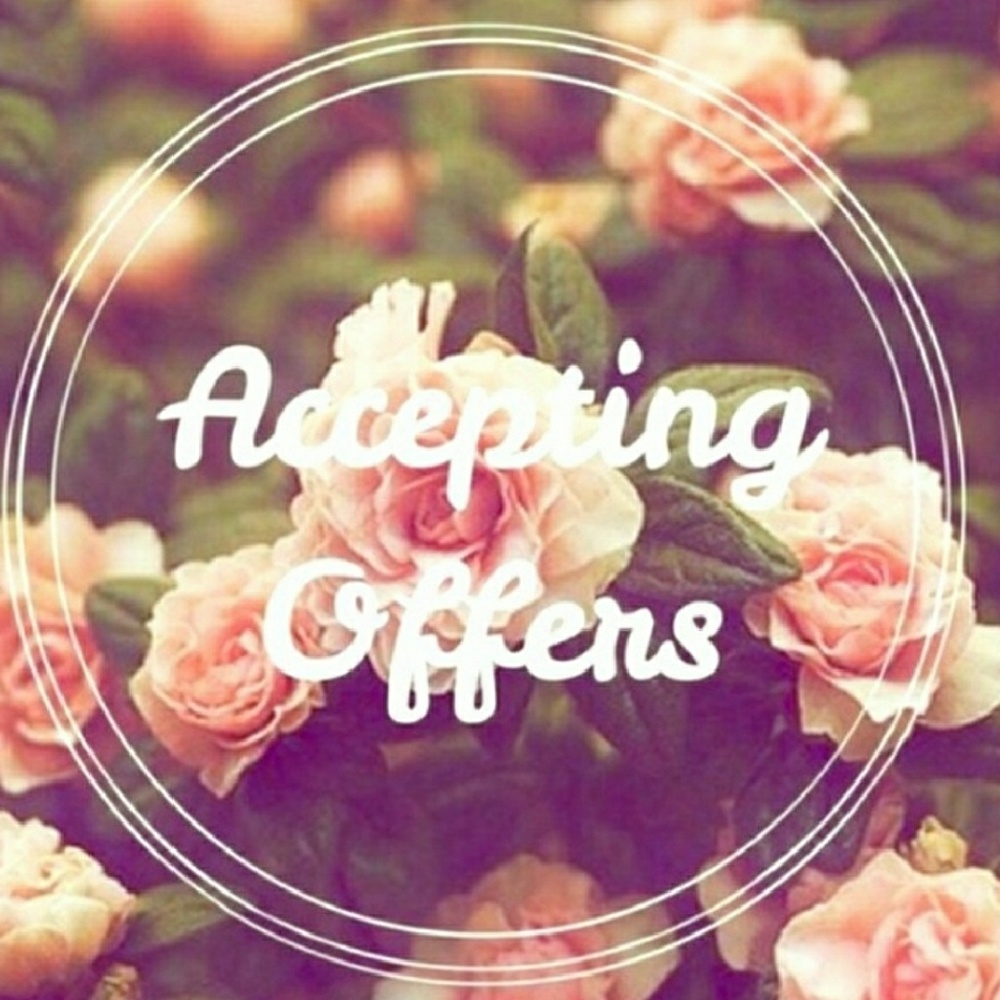 Don't hesitate to make an offer😁